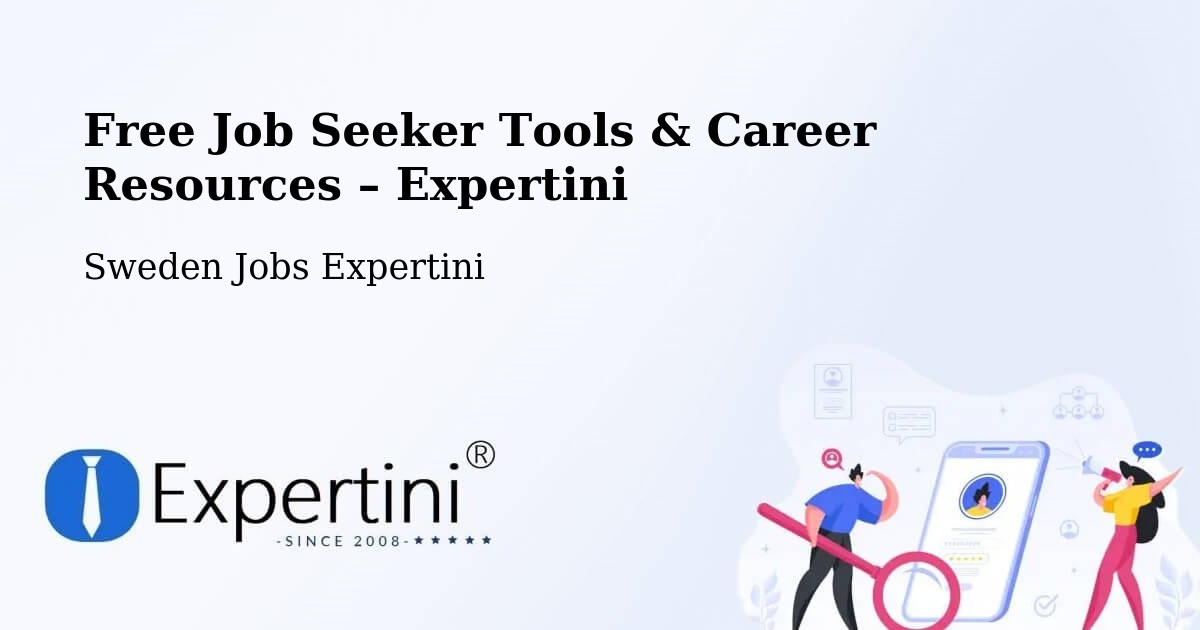 Free Job Seeker Tools & Career Resources – Växjö - Växjö, Sweden Jobs Expertini