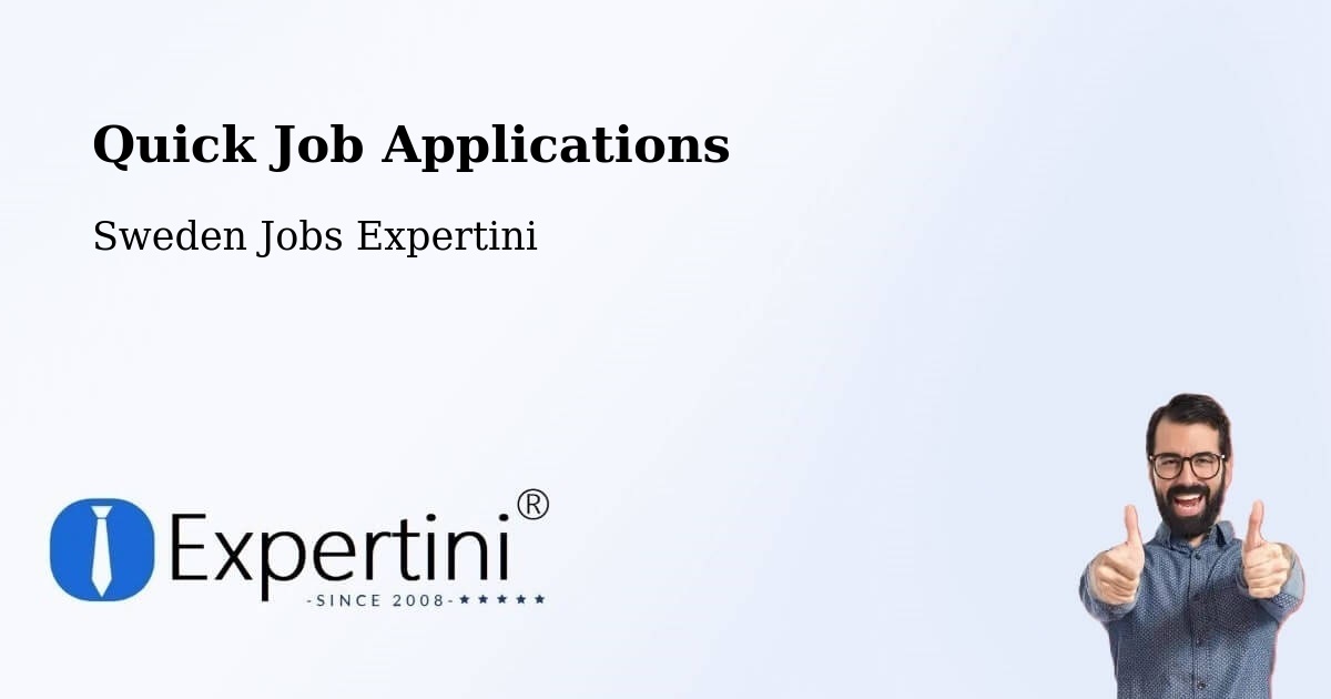 Quick Apply Feature – Växjö - Sweden Jobs Expertini