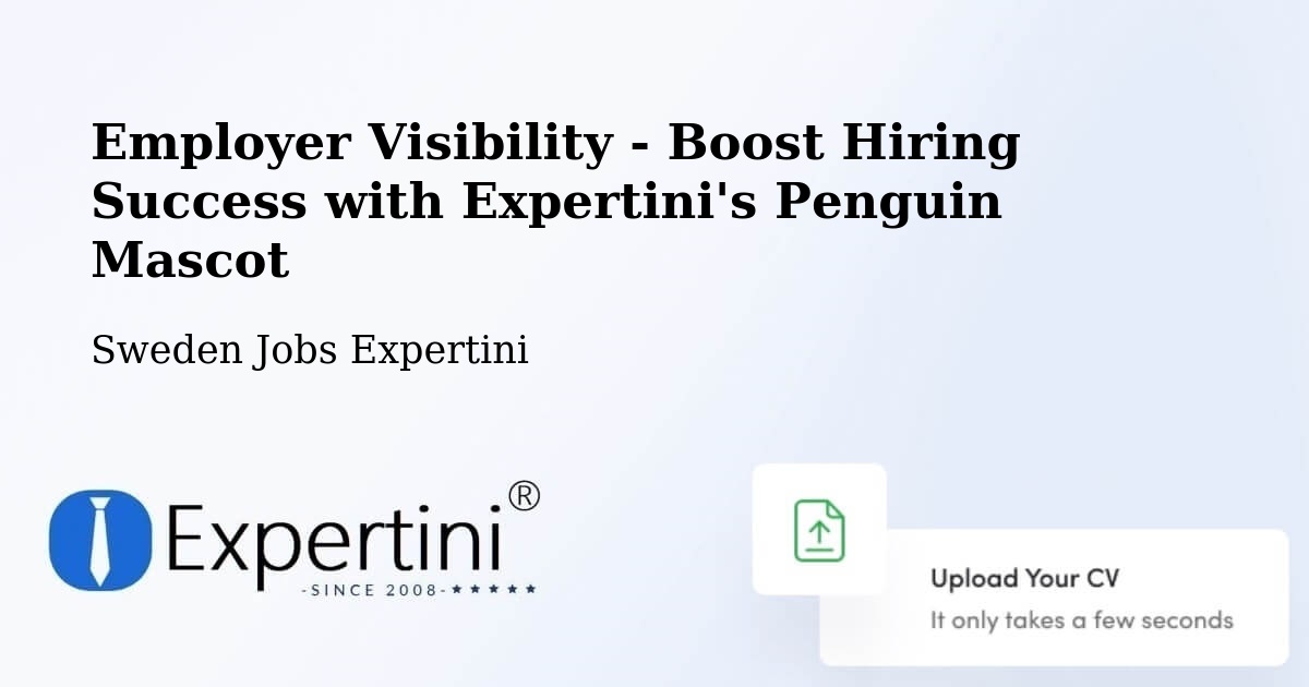CV and Resume Visibility Optimization – Växjö - Sweden Jobs Expertini